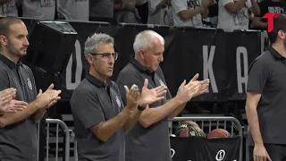 Partizan se oprostio od Dude: Gromoglasni aplauzi pre minuta ćutanja, Obradovićevo lice sve govori!