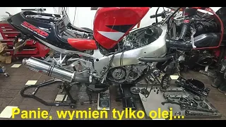 SUZUKI GSX-R 750 SRAD - do wymiany tylko olej😱 Czyli klasyka i polskie realia podejścia do klienta🤑💰