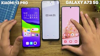 XIAOMI 13 PRO VS SAMSUNG GALAXY A73 5G - FIRST SPEED TEST