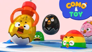 Como | Mole game + Claw machine 3 | Learn colors and words | Cartoon video for kids | Como Kids TV