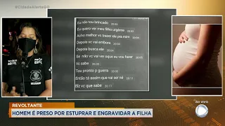 REVOLTANTE HOMEM PRESO POR ESTUPRAR E ENGRAVIDAR A FILHA