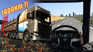 LONG DISTANCE LOG DELIVERY | Euro Truck Simulator 2 |