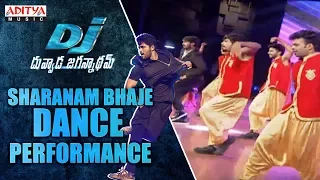 Saranam Bhaje Dance Performance @ DJ - Duvvada Jagannadham Audio Launch