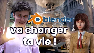 Pourquoi tu dois apprendre BLENDER ! Logiciel de 3D GRATUIT 🔥💥 #Shorts