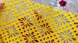 AWESOME SINGLE Crochet Sweather, Tile, Runner, Shawl Pattern Tutorial @crochetlovee