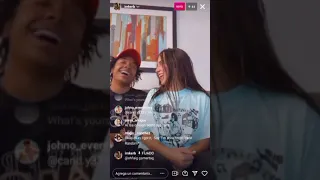 Isabela Merced performs the White Girl Dance on Ig live