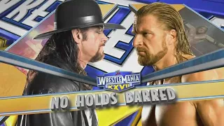 Undertaker vs Triple H Wrestlemania 27. The only best nerve racking match ever I've seen.