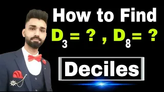 Deciles for ungrouped data | Statistics Tutor