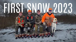 First Snow 2023 - Iowa Pheasant Hunting