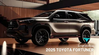 Revealed! 2025 Toyota Fortuner - New look, "Fashionable and Modern"