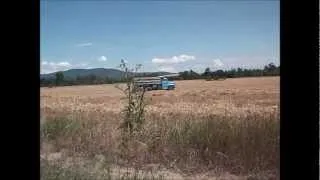 Wheat Harvest 2012 - 2x Claas Lexion,3x Škoda Liaz 706,Tatra 148 (Day 1 & 2) [film 1]