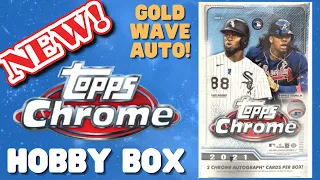 🚨NEW RELEASE🚨2021 TOPPS CHROME HOBBY BOX OPENING! 2 AUTOS!