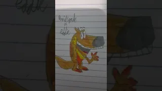 Eddie The African Golden Wolf (My Zig & Sharko OC)