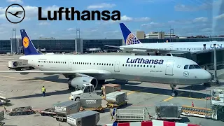 🇩🇪 Frankfurt FRA - Paris CDG 🇫🇷 Lufthansa Airbus A321 [FLIGHT REPORT] Engine Roar at take off!