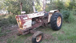David Brown 1210 Tractor Update - Finally Pulled Out of the Weeds - It Rolls But Will It Ever Crank?