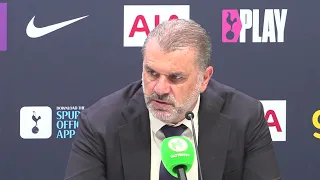 *** ANGRY ANGE POSTECOGLOU *** PRESS CONFERENCE: Tottenham 0-2 Manchester City