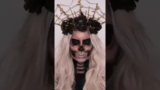 Halloween Skull Makeup Tutorial | Shonagh Scott #shorts