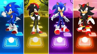 Sonic Boom 🆚 Shadow Boom 🆚 Sonic 🆚 Shadow || Tiles Hop Gameplay 🎯🎶