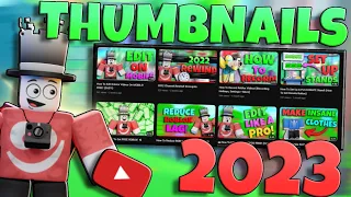 How to Make Roblox Thumbnails! (2023) (FREE!)