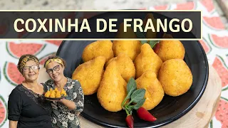 COXINHA DE FRANGO - A Melhor COXINHA DE FRANGO com Massa de Batata - RECEITA DE MÃE