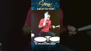 SURVIVOR - Eye Of The Tiger #MetalCover #DrumCover #shorts 7