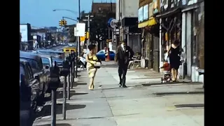 1960's Street Scenes Life In America Color Vintage Video Footage