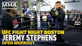 UFC Boston: Jeremy Stephens Open Workout Highlights - MMA Fighting