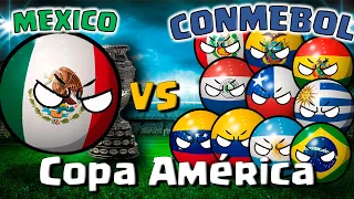 MÉXICO  vs CONMEBOL en la COPA AMERICA COUNTRYBALL