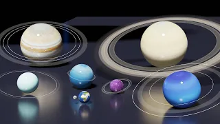 NEW! Planet Rings Size Comparison | 3D Animation Comparison