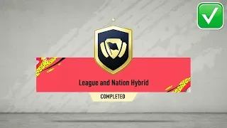FIFA 20 LEAGUE AND NATION HYBRID SBC - CHEAPEST METHOD *COMPLETED*
