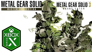 Metal Gear Solid 3 Xbox Series X Gameplay [Metal Gear Solid Master Collection] [Optimized]