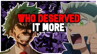 Asta vs Deku | Who Deserved Their Power More?