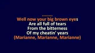 The 4 Seasons - C'mon Marianne - Karaoke Instrumental Lyrics - ObsKure