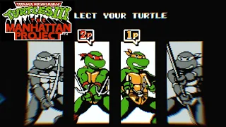 Teenage Mutant Ninja Turtles Dendy/NES  Черепашки Ниндзя 3: Проект Манхеттен часть 1 [017]