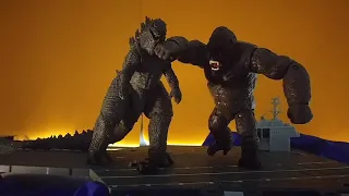 Godzilla vs. Kong - Official Trailer | Stop Motion Animation