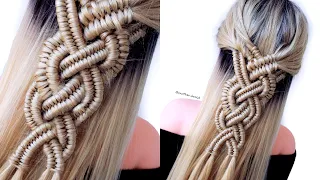 😱 Unique braid with infinity braids 😱 Super simple & perfect for long, medium length hair