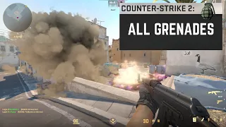 Counter Strike 2 All Grenades Gameplay