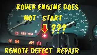 EXPERT LAND ROVER does NOT START  IMMOBILIZER PROBLEM , TEST & REPAIR , NIE KRĘCI - RED LED SHINES