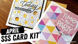 SSS April card kit inspiration