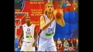 2004 CSKA (Moscow) - Tau Ceramica (Spain) 88-83 Men Basketball Euroleague, full match, version 1