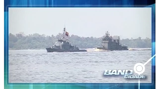 Desfile naval na Ponta Negra marca comemoração de 5 de setembro