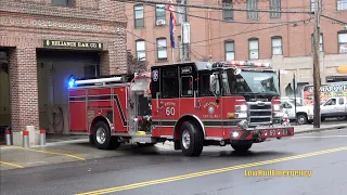 Port Chester FD Car 2393 + Rescue 40 + *NEW* Engine 60 + Ladder 31 Responding