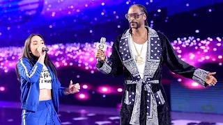 Snoop Dogg raps Sasha Banks to the ring: WrestleMania 32