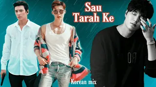 Sau tarah ke || Dhisoom👊 || Lee min ho, Lee jong suk & Ji chang wook action || Korean mix ||