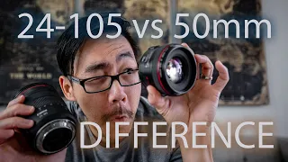 Canon 24-105 vs 50mm - Low Light, Depth of Field, Versatility -DIFFERENCES