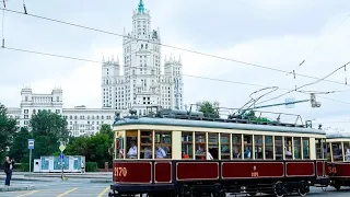 Парад Трамваев в Москве 06.04.24