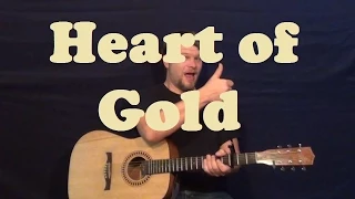 Heart of Gold (Neil Young) Guitar Lesson Easy Strum Chord Licks How to Play Tutorial