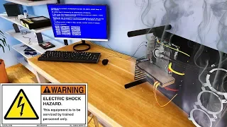 Overclocking a $5000 PC until it's Completely Fried in PC Building Simulator - PC building Simulator