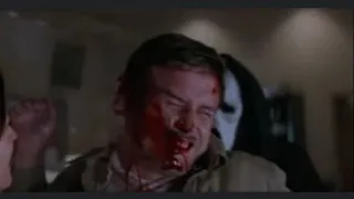 Scream 2 Dewey Gets Stabbed Scene