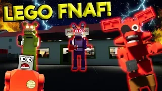 LEGO FIVE NIGHTS AT FREDDY'S CITY DISASTER! - Brick Rigs Roleplay Gameplay - Lego FNAF Survival